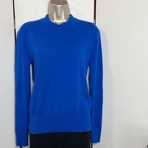 Everlane Women’s Bright Blue Cashmere Crewneck Sweater